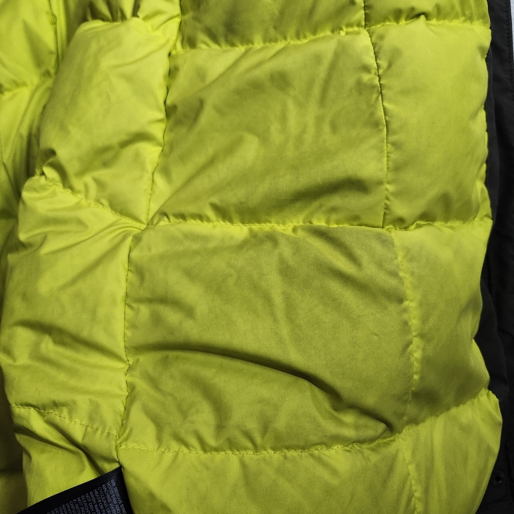 THE NORTH FACE Women's XS Down Fill Parka Waterproof Hooded Army Green - Picture 14 of 16